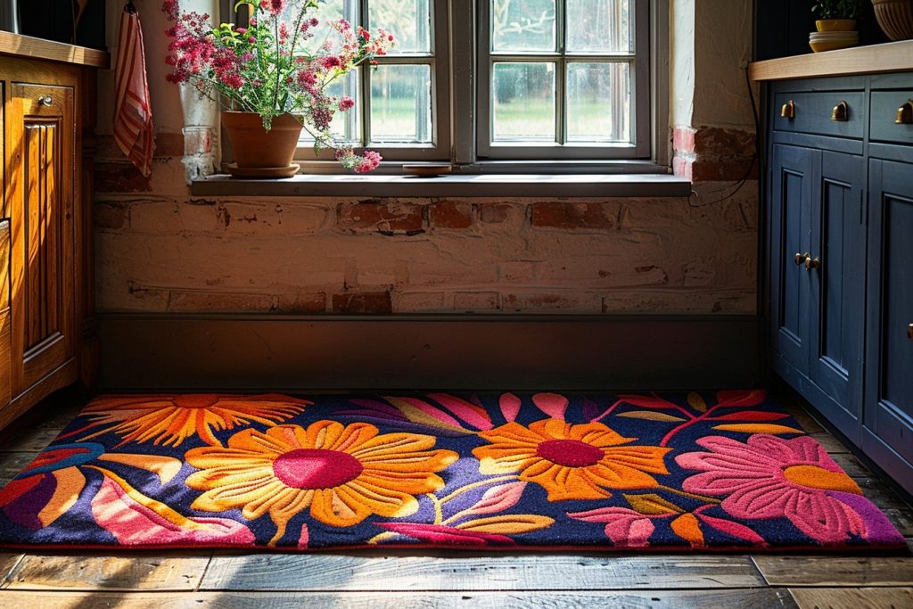 Des tapis de cuisine colorés pour égayer votre espace