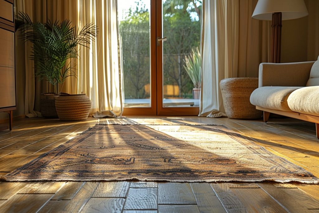 Transformez votre espace avec un tapis scandinave pour agrandir visuellement une pièce