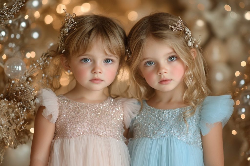 Petites princesses, grandes cérémonies : assortir la robe de fête à une décoration magique