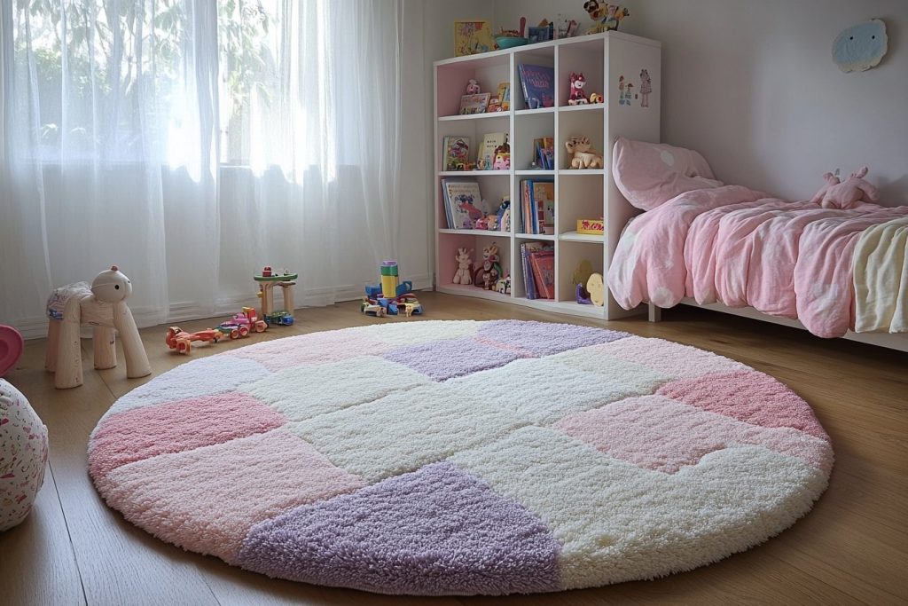 Les tapis ronds pour chambre d&rsquo;enfant : douceur et sécurité
