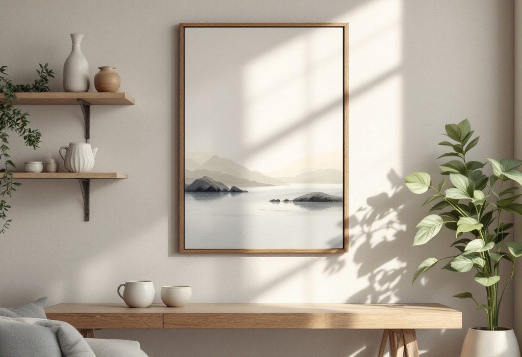L’art de la déco épurée : pourquoi un tableau naturel fait toute la différence