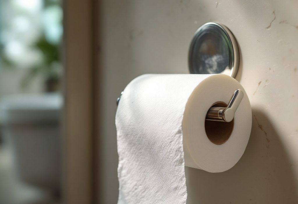 L’orientation idéale d’un porte-rouleau de papier toilette : un débat sans fin