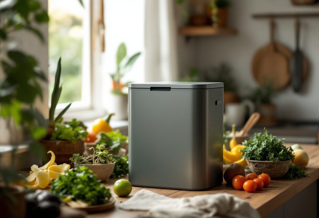 Compost cuisine : découvrez la solution idéale avec une poubelle sous vide de 5l