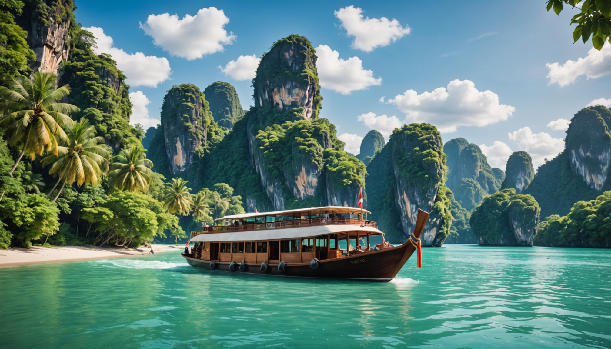 embarquez pour une croisière fluviale en thaïlande et laissez-vous séduire par la découverte d’îles paradisiaques, entre paysages exotiques, culture authentique et moments d’évasion inoubliables.