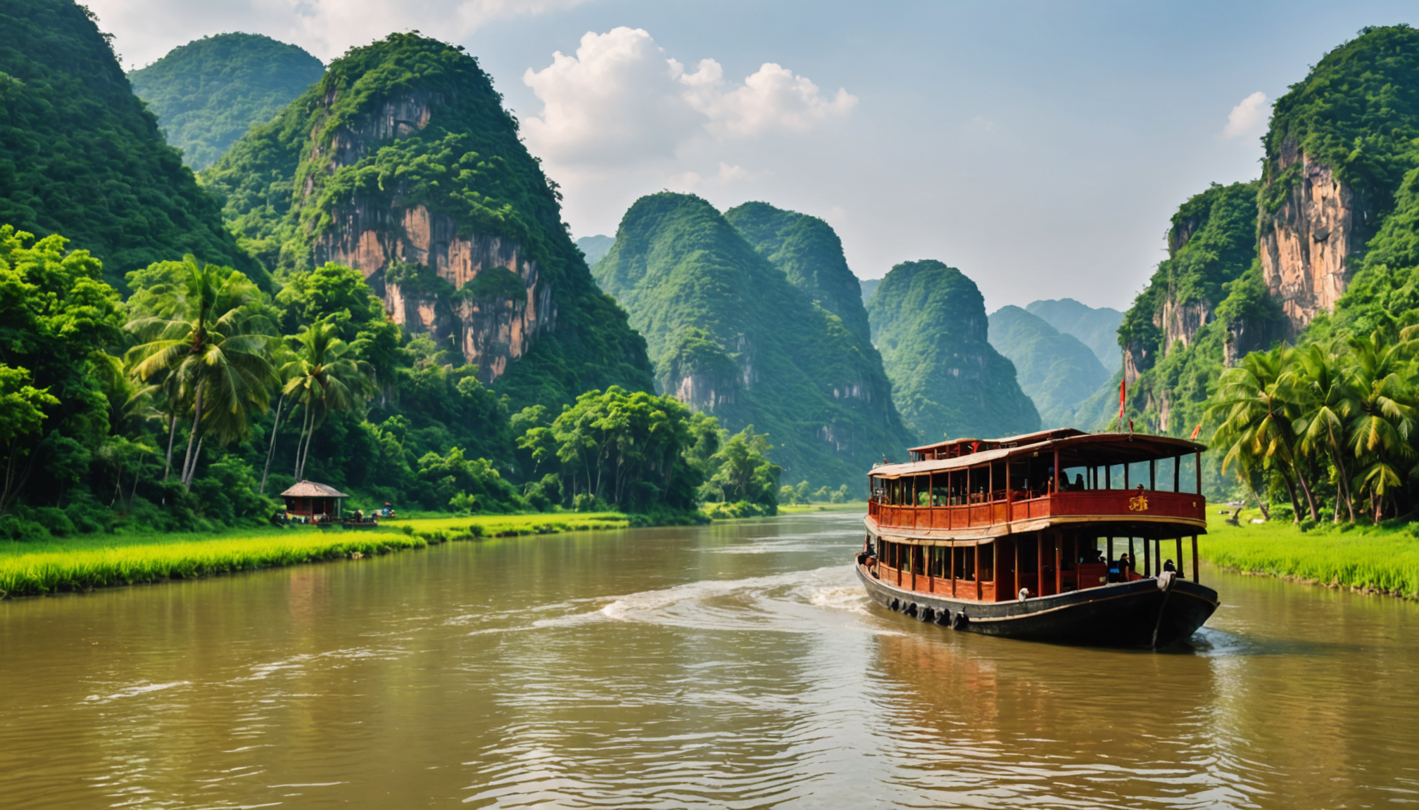découvrez nos croisières sur la rivière rouge : explorez les différents points de départ et comparez les prix pour vivre une expérience inoubliable sur l'eau.