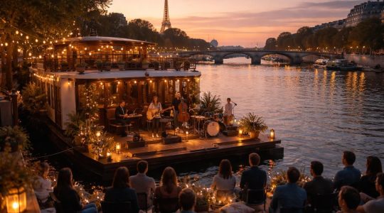 découvrez des concerts intimistes uniques à bord d'une péniche avec le zeven et profitez des scènes flottantes inédites à paris pour une expérience musicale originale au fil de l'eau.