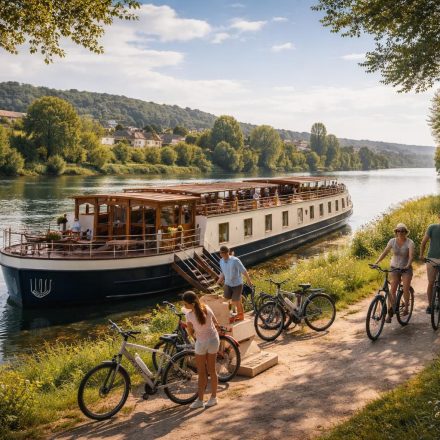 découvrez une croisière fluviale unique en péniche sur la seine et la loire, avec des escales à vélo électrique pour explorer la beauté des paysages et des villages authentiques.
