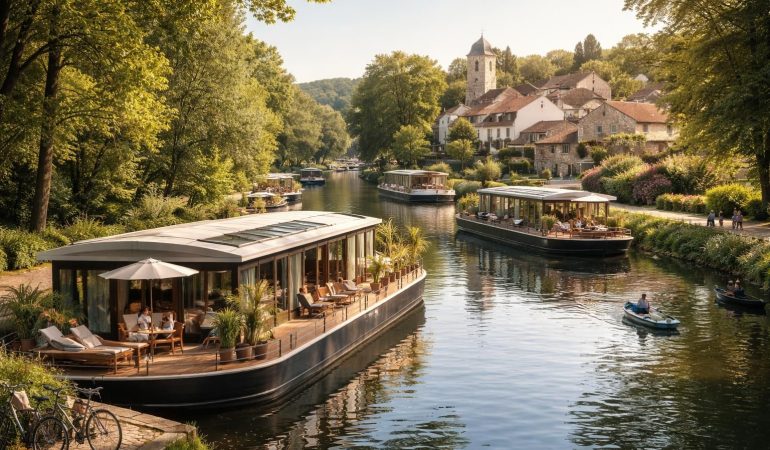 découvrez l'investissement fluvial rentable avec des péniches aménagées, idéales pour la location touristique sur les magnifiques canaux de france. profitez d'une aventure unique et d'un revenu sécurisé.