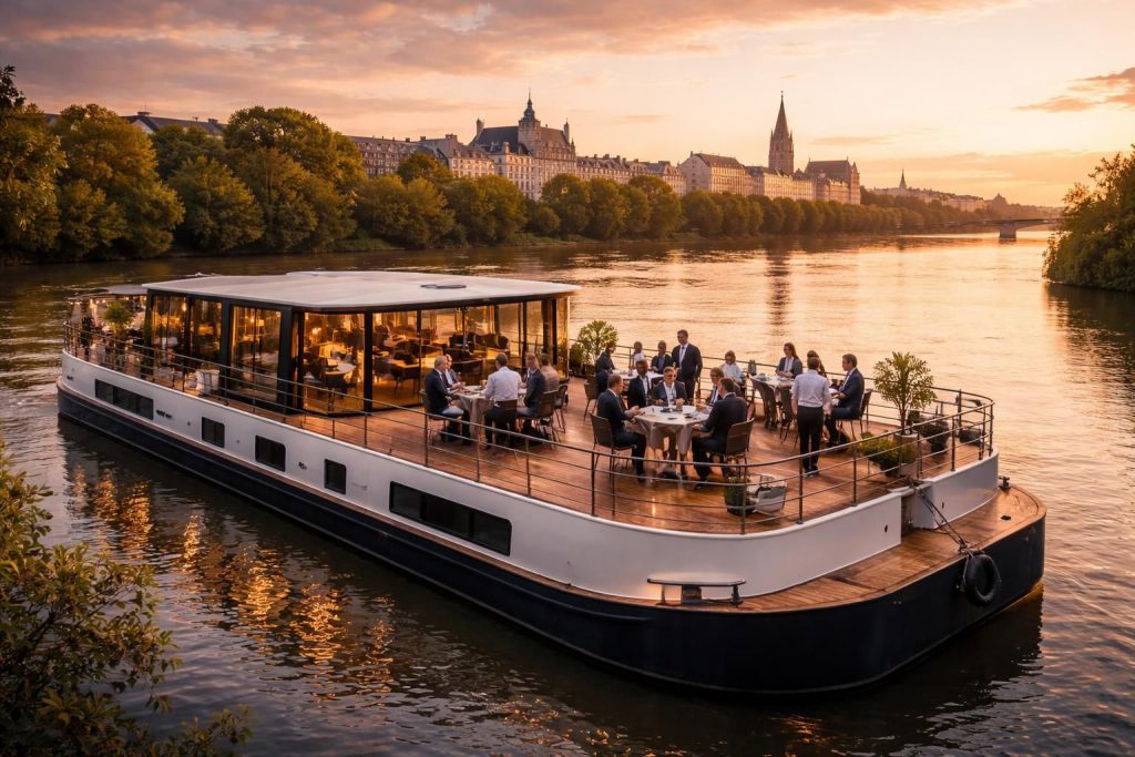 Location péniche pour séminaires professionnels avec croisières Nantes et Loire-Atlantique