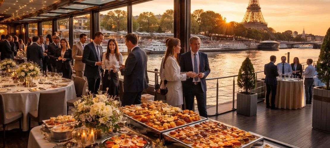 organisez vos séminaires professionnels à paris sur une péniche avec un traiteur gastronomique pour une expérience unique alliant travail et convivialité au fil de l'eau.