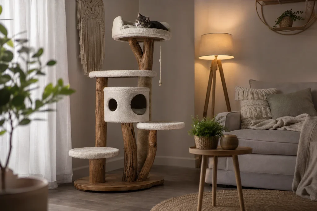 Comment aménager une pièce spéciale avec un arbre à chat pour sublimer votre intérieur